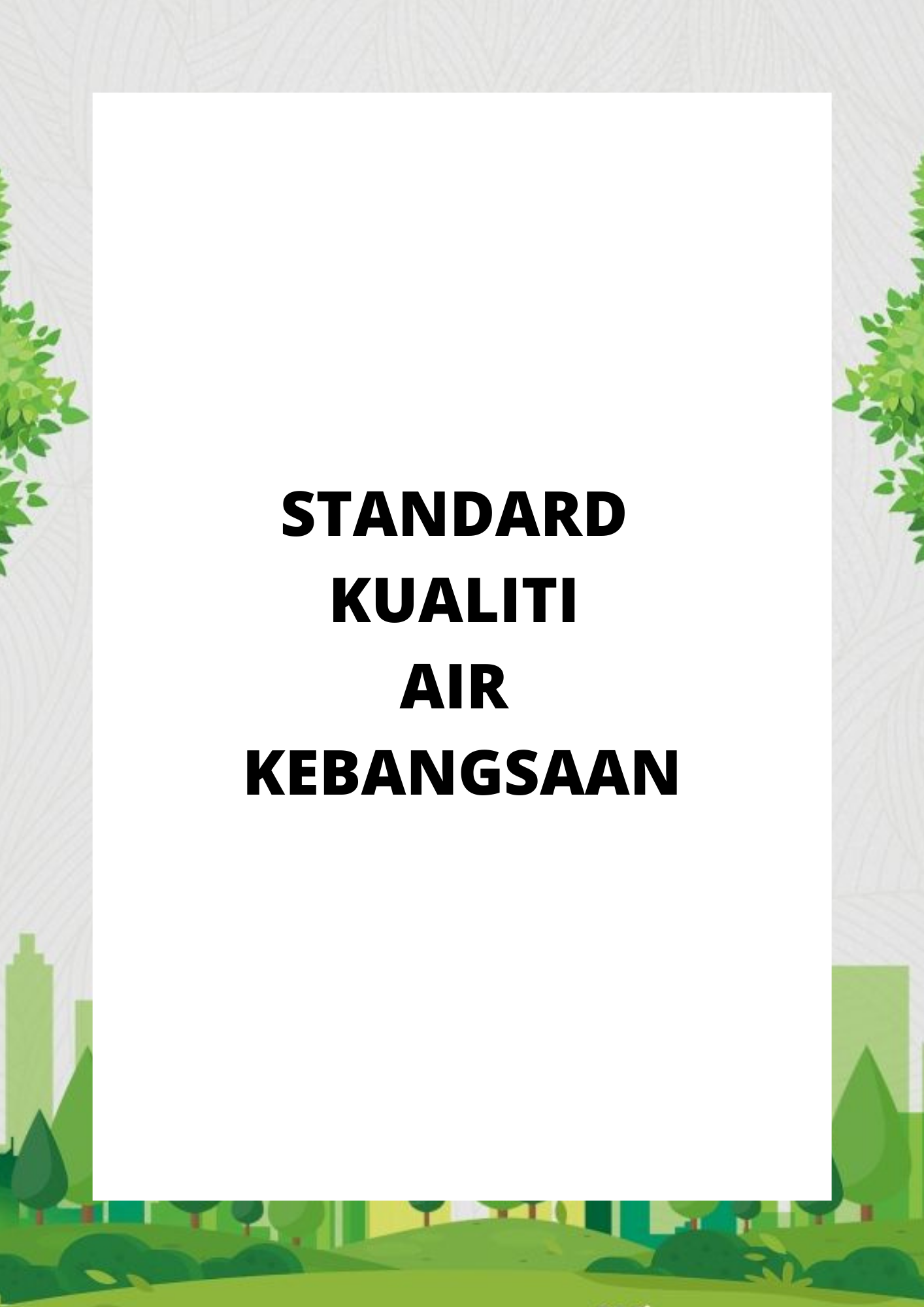 Standard Kualiti Air Kebangsaan